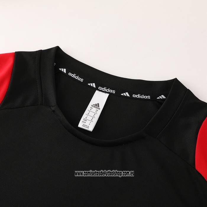 Chandal del Belgica 24-25 Manga Corta Negro - Pantalon Corto